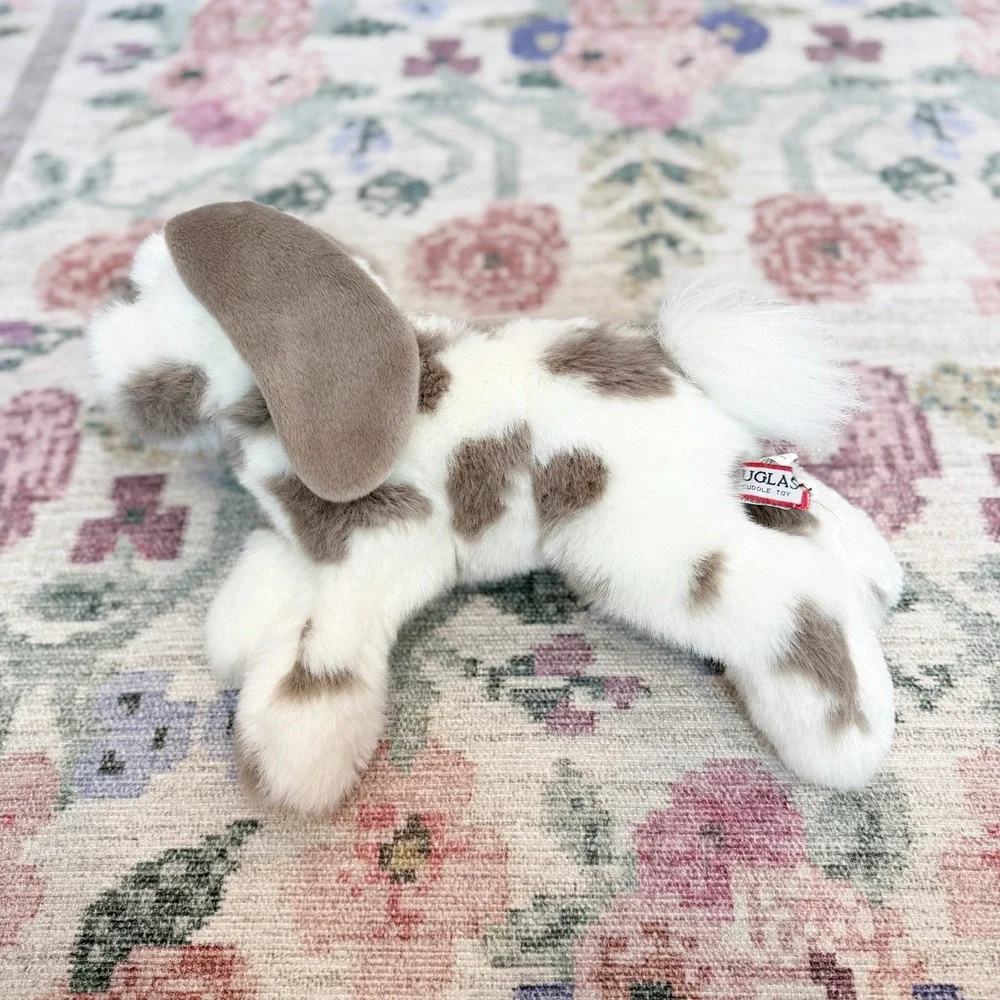 Douglas Cuddle Toys Ramsey DLux Gray Spotted Bunny 18in Rabbit Plush Soft